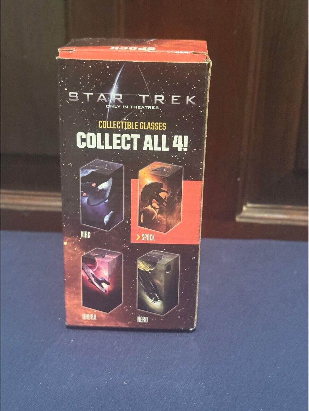 Star Trek Collectible Glass - Spock - New in Box